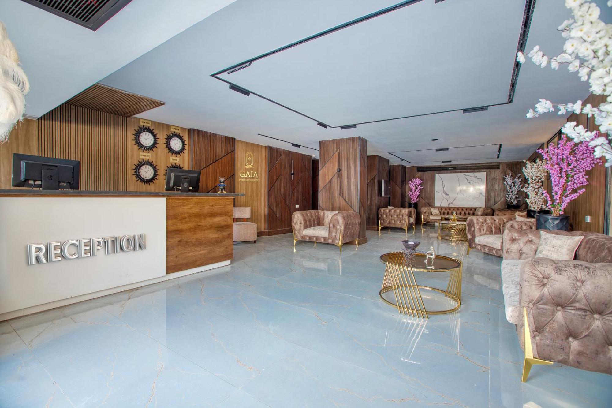 Gaia Pyramids Hotel Kafret el-Gabal Exterior photo
